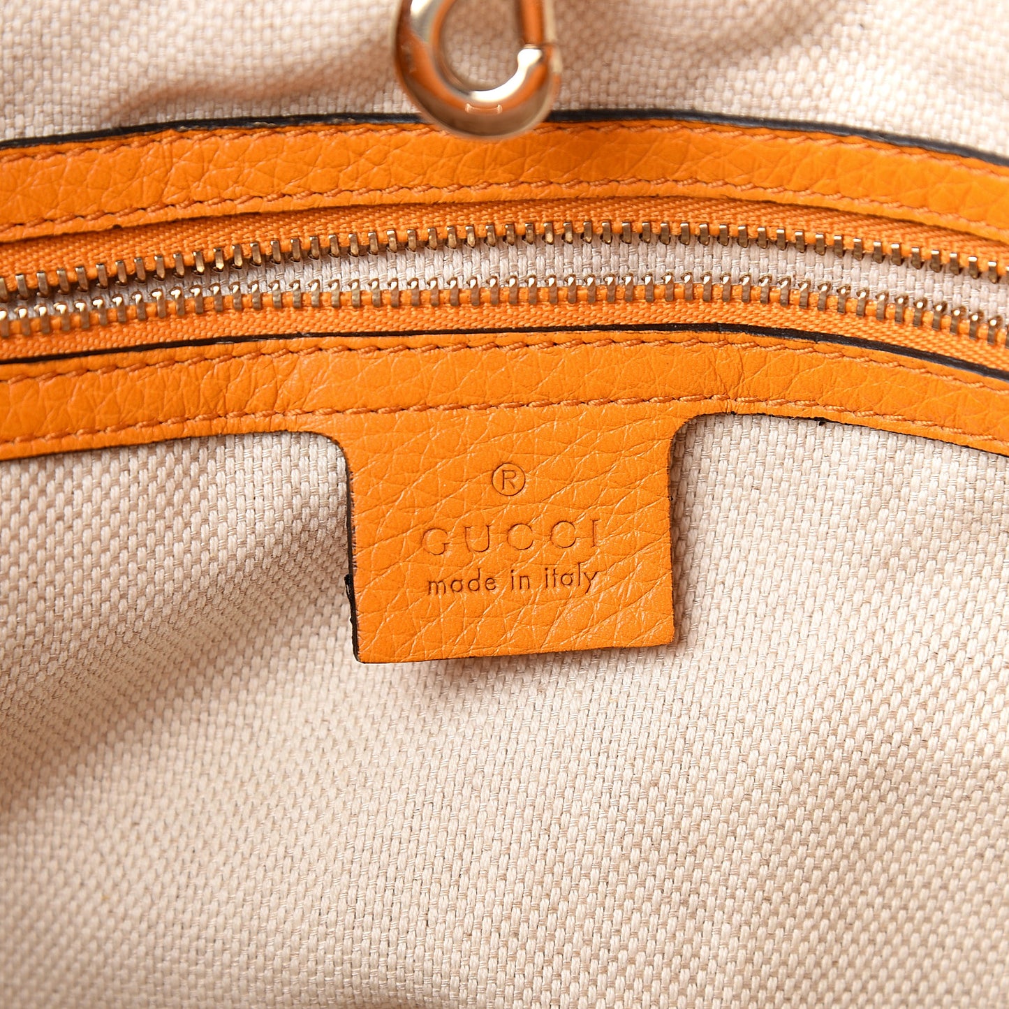 Pebbled Calfskin Medium Soho Chain Shoulder Bag Curcuma