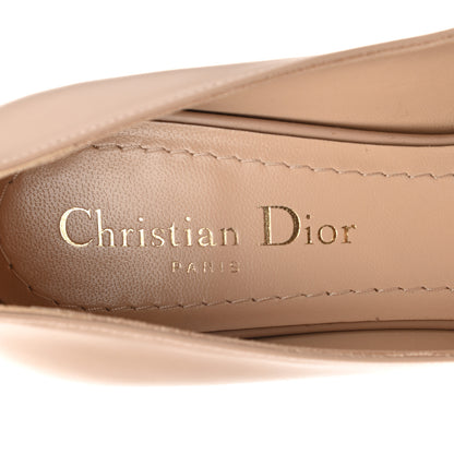Christian Dior Soft Calfskin Dior Attract Pumps 36 .5 Nude 6 of 8