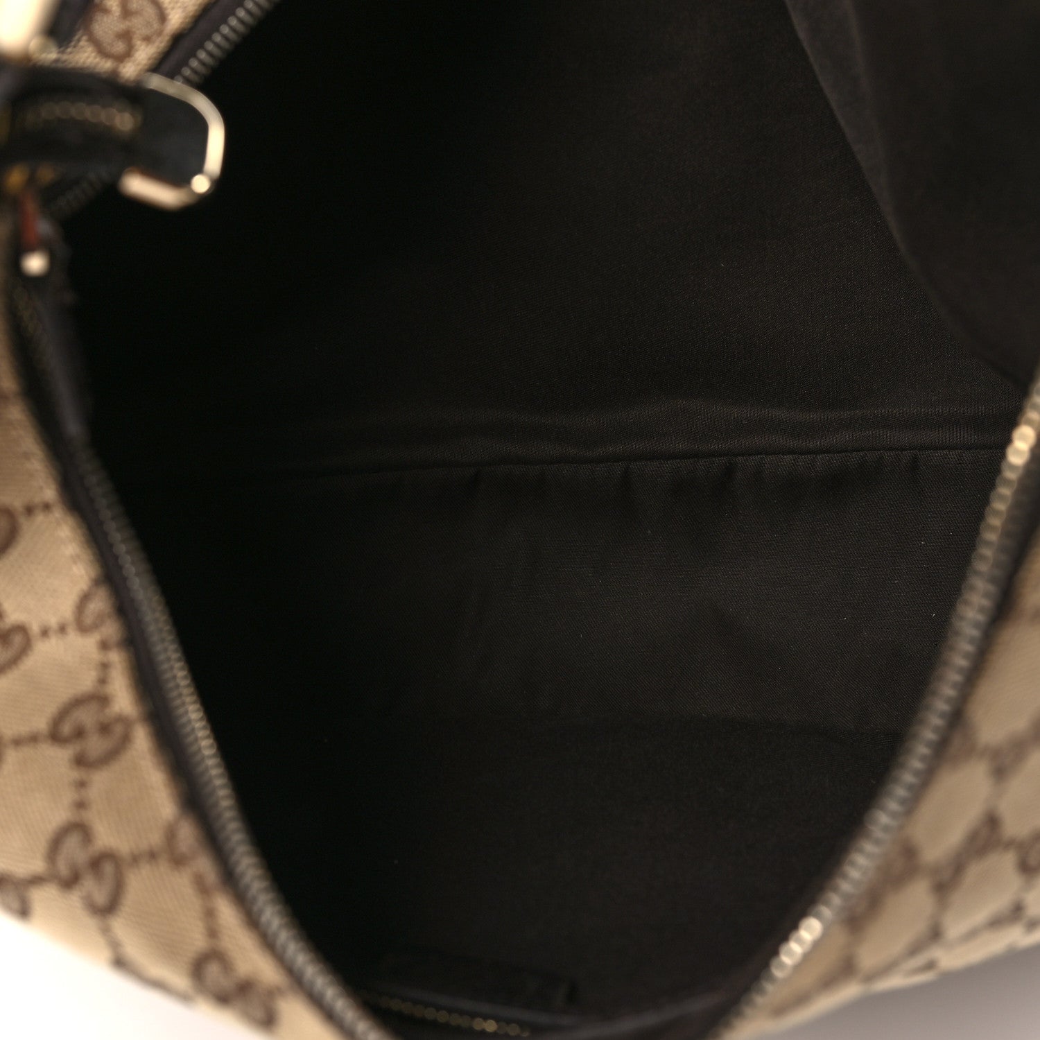 Gucci Monogram Medium Horsebit Chain Hobo Dark Brown 5 of 11