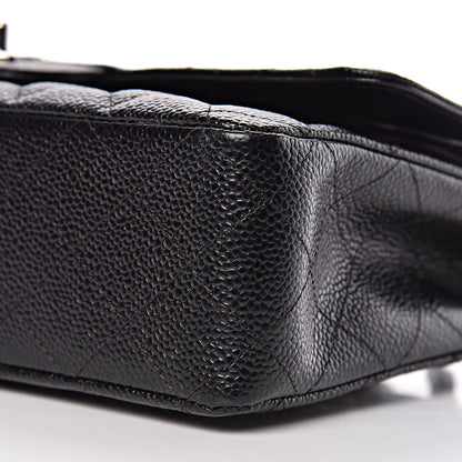 Chanel Caviar Quilted Medium Double Flap Black 7 of 11