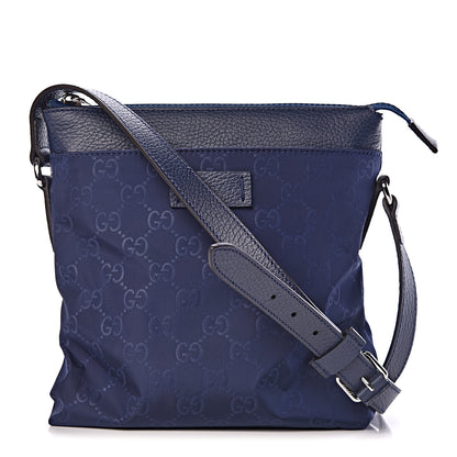 Gucci Nylon Monogram Dollar Calfskin Small Flat Messenger Bag Tide 1 of 11