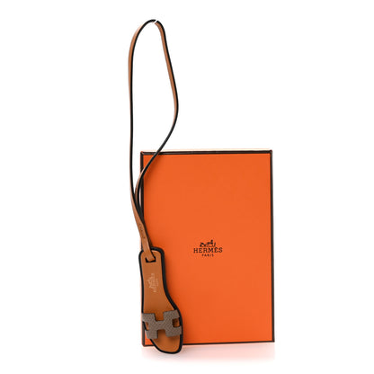 Hermes Epsom Butler Calfskin Hunter Oran Nano Bag Charm Etoupe 4 of 4