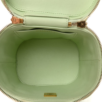 Chanel Lambskin Quilted Trendy Vanity Case Light Green 5 of 11