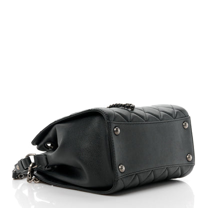 Chanel Caviar Quilted Small CC Bucket Bag Black 4 of 10
