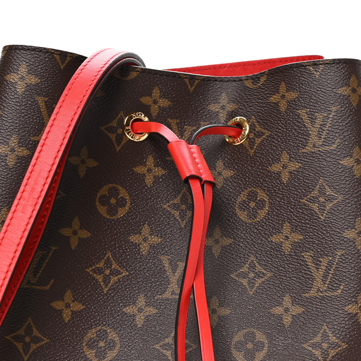 Louis Vuitton Monogram Neonoe MM Coquelicot 7 of 9
