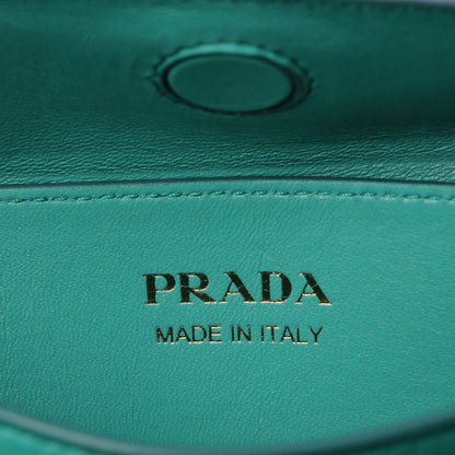 Prada Saffiano Cuir Small Double Bag Astrale Giada 6 of 7