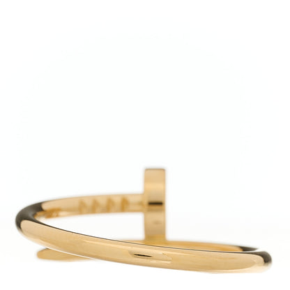 Cartier 18K Yellow Gold Small Juste Un Clou Ring 53 6.5 4 of 5