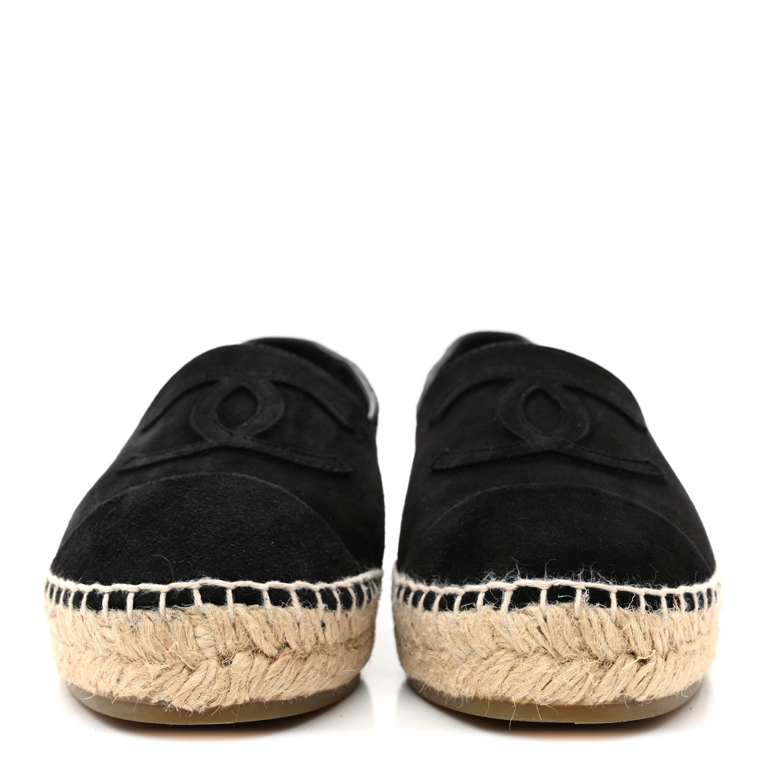 Chanel Suede CC Espadrilles 39 Black 3 of 11