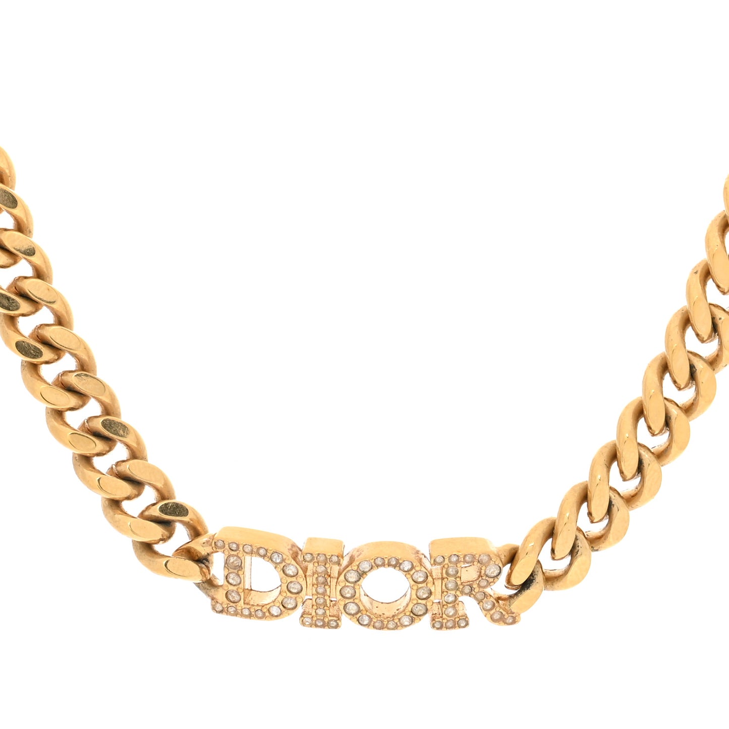 Metal Crystal Dio(r)evolution Choker Gold