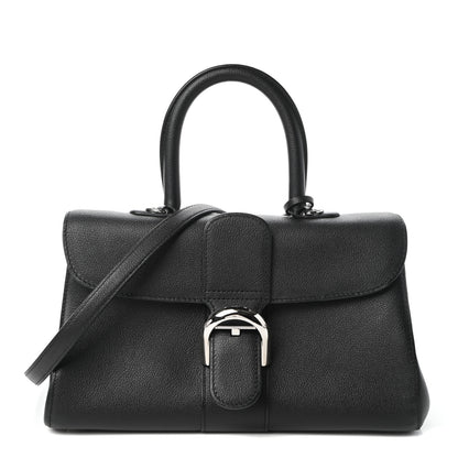 Delvaux Calfskin Mini Brillant East West Satchel Black 1 of 9