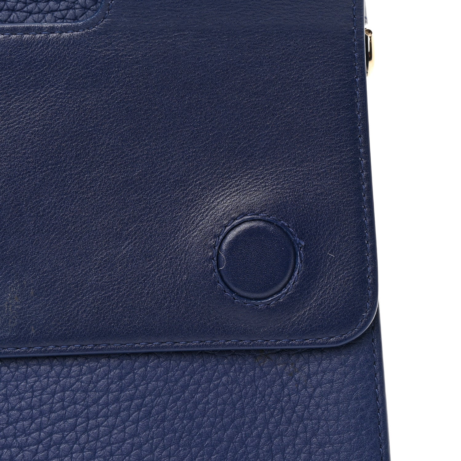 Christian Dior Bullcalf Medium Diorever Flap Navy 11 of 16