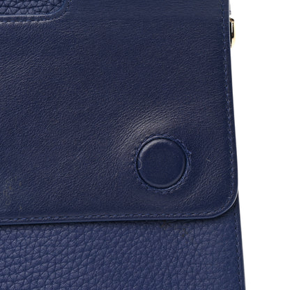 Christian Dior Bullcalf Medium Diorever Flap Navy 11 of 16