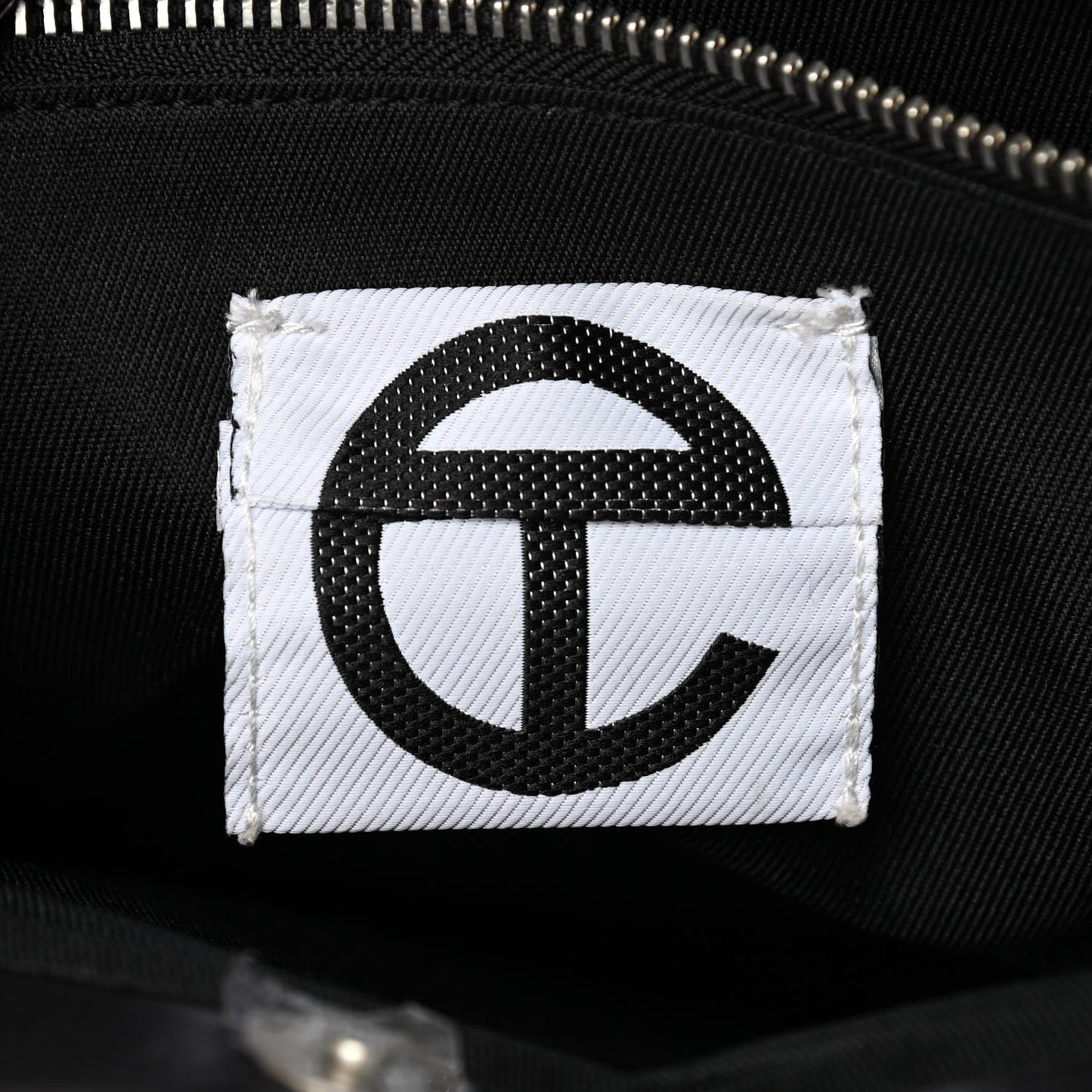 Nylon Medium Puff Shopping Bag Black