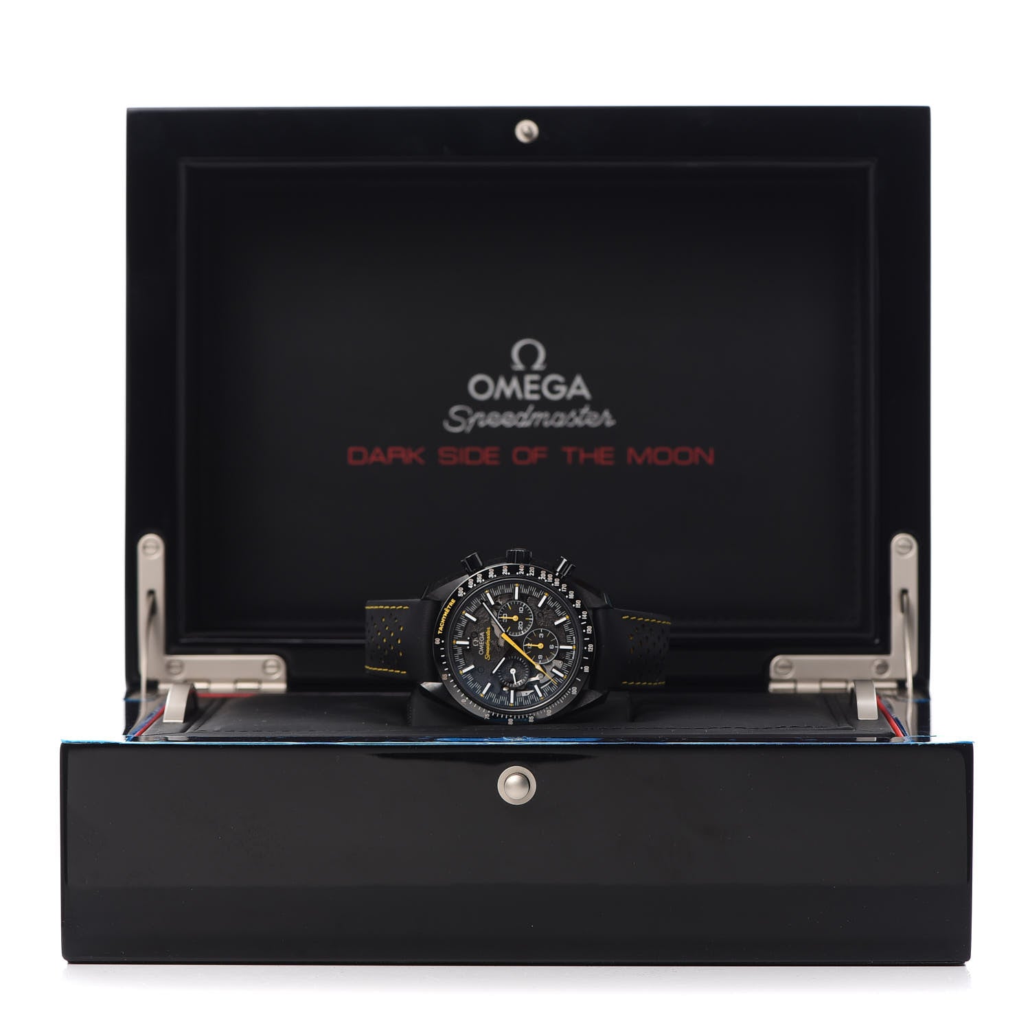Omega Ceramic Calfskin 44mm Speedmaster "Dark Side Of The Moon" Chronograph Manual Winding Watch Black 311.92.44.30.01.001 5 of 5