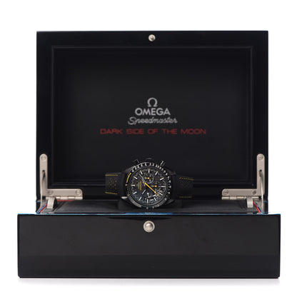 Omega Ceramic Calfskin 44mm Speedmaster "Dark Side Of The Moon" Chronograph Manual Winding Watch Black 311.92.44.30.01.001 5 of 5