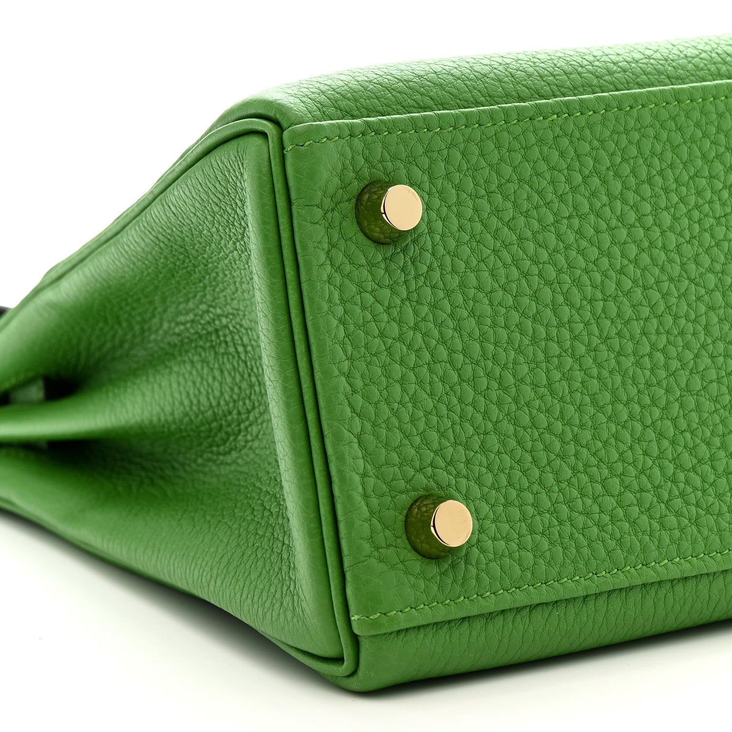 Hermes Togo Kelly Retourne 25 Vert Yucca 9 of 11
