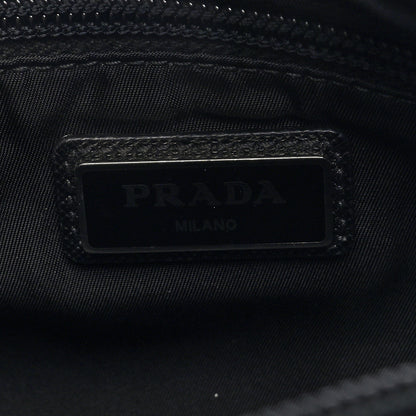 Prada Metallic Nylon Crossbody Bag Ferro 6 of 9