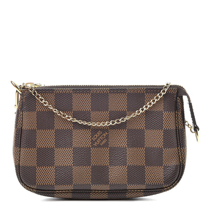 Louis Vuitton Damier Ebene Mini Pochette Accessories 1 of 8