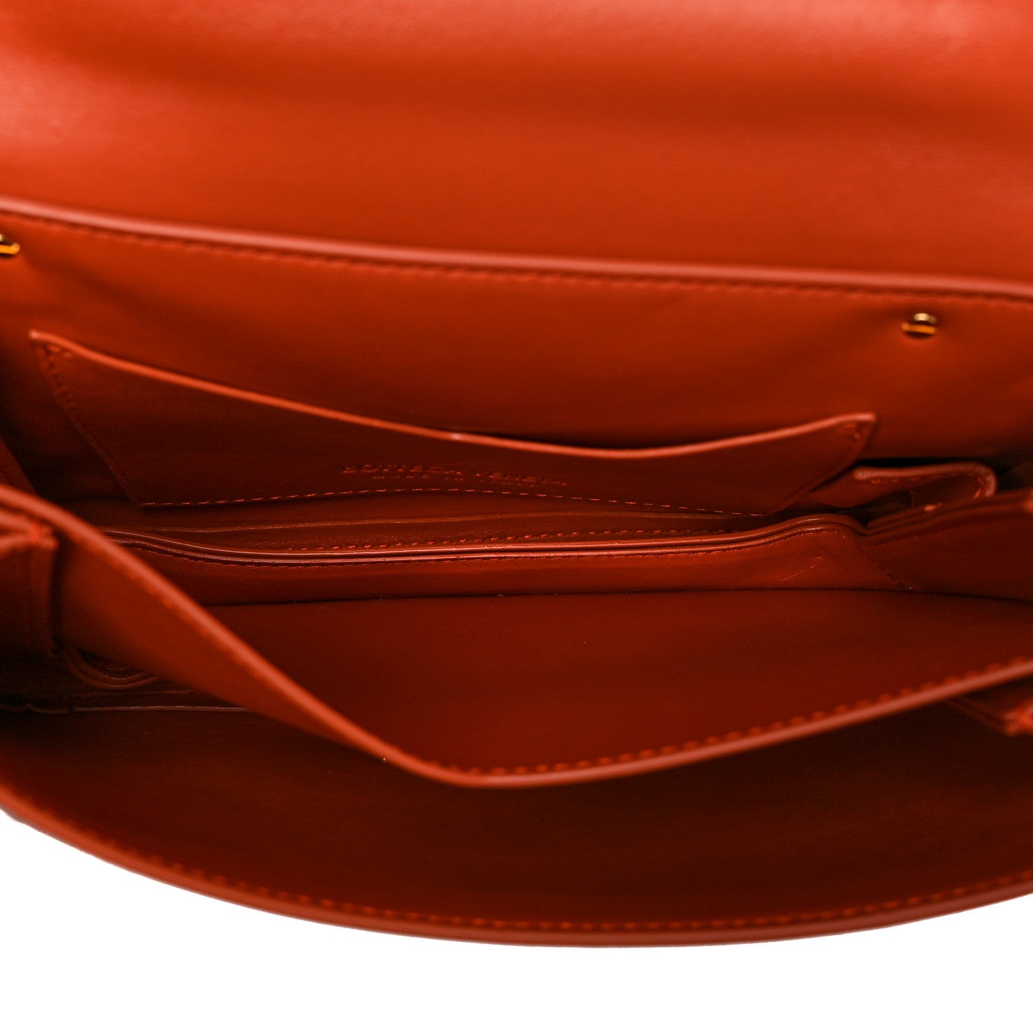 Bottega Veneta Calfskin Mount Envelope Bag Maple 5 of 12