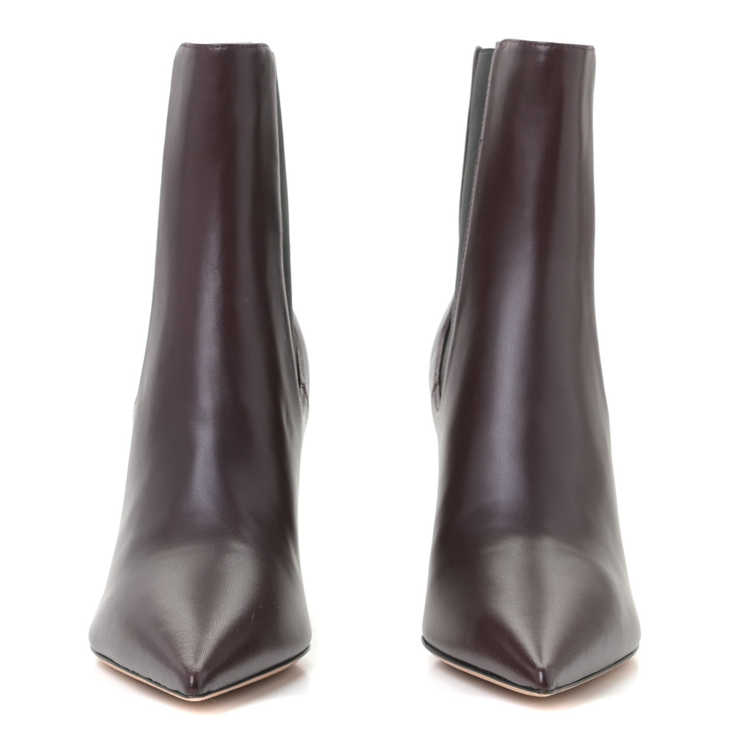 Christian Dior Lambskin District Ankle Boots 38 Rouge Noir 4 of 11