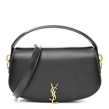 Saint Laurent Box Calfskin Voltaire Top Handle Crossbody Bag Black 1 of 10