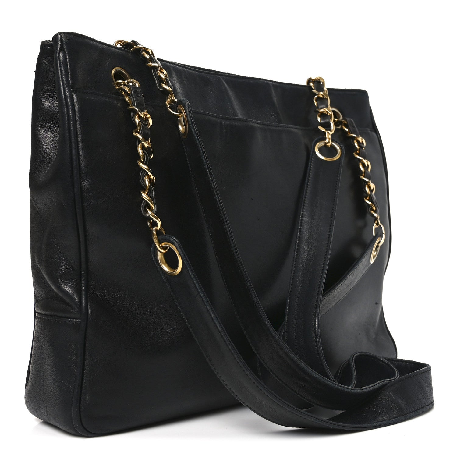 Chanel Lambskin CC Shoulder Bag Black 3 of 9