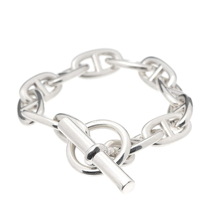 Hermes Sterling Silver GM Chaine D'Ancre Bracelet 3 of 5