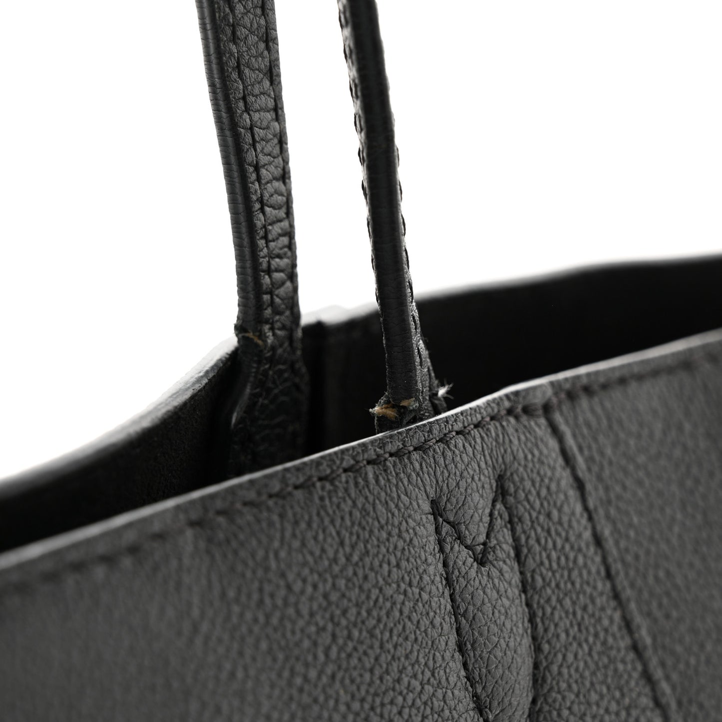 Calfskin Lockme Cabas Black