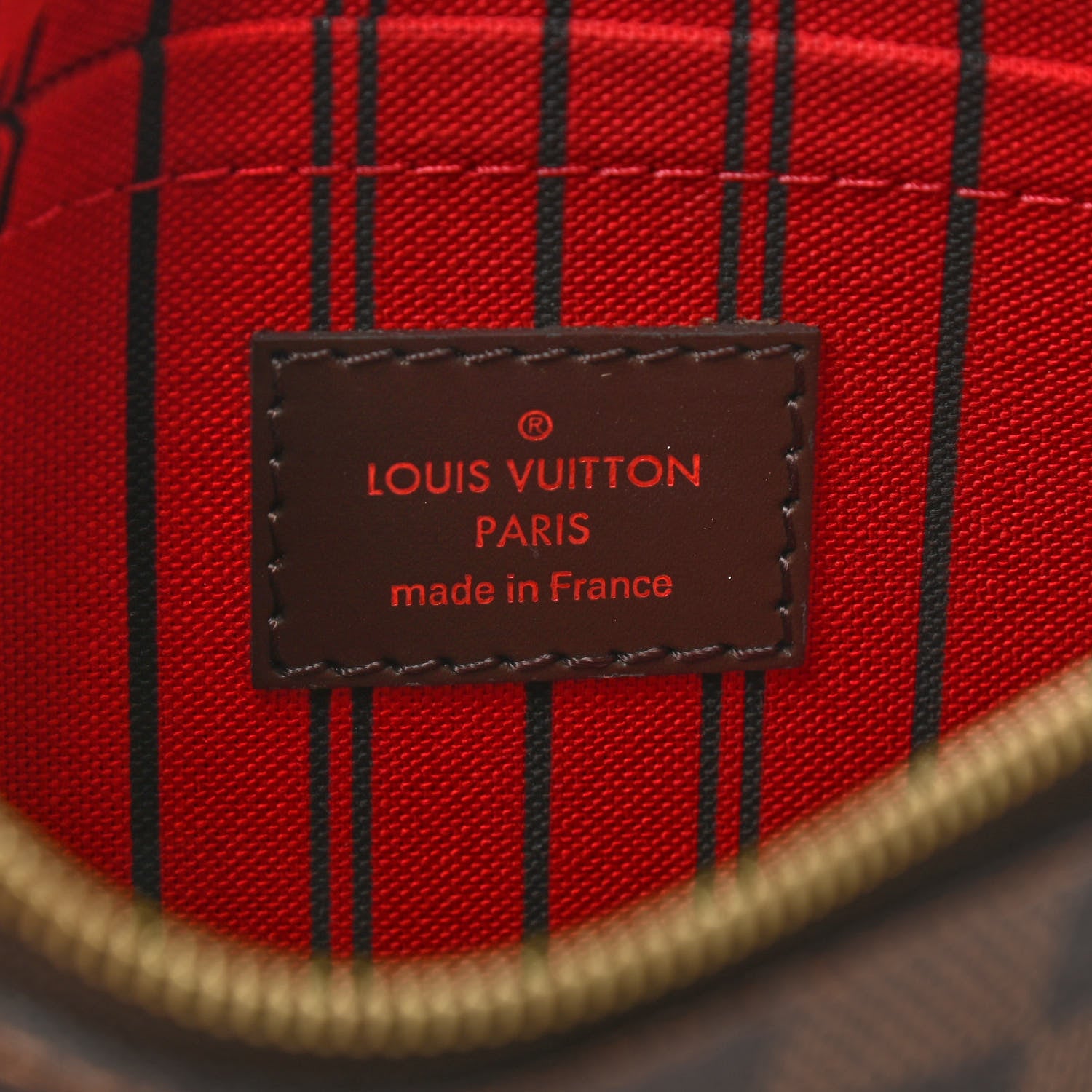 Louis Vuitton Damier Ebene Neverfull MM GM Pochette 6 of 8
