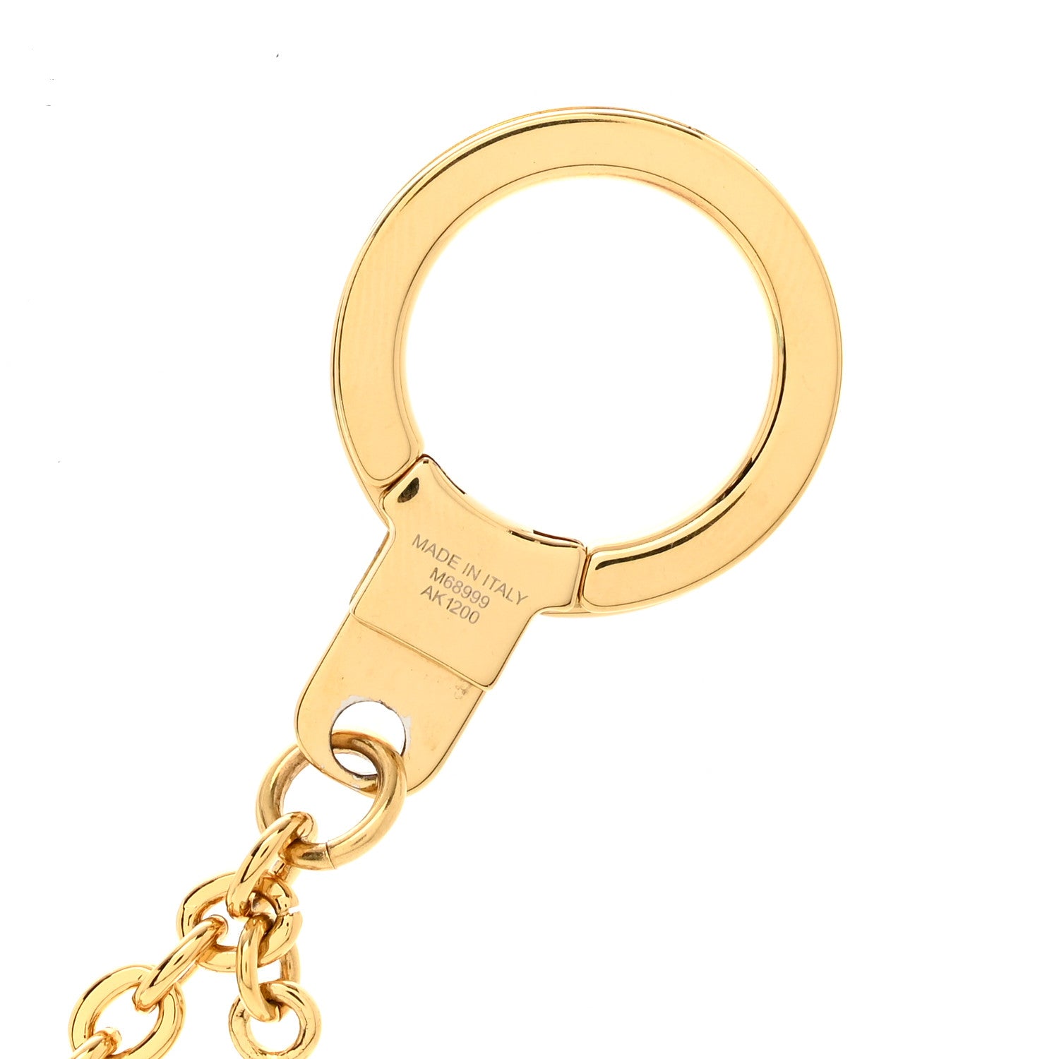 Louis Vuitton Monogram Spring Street Bag Charm Key Holder Gold 3 of 3
