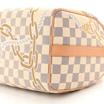 Louis Vuitton Damier Azur Nautical Speedy Bandouliere 25 9 of 9