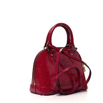 Louis Vuitton Vernis Alma BB Rose Indien 2 of 8