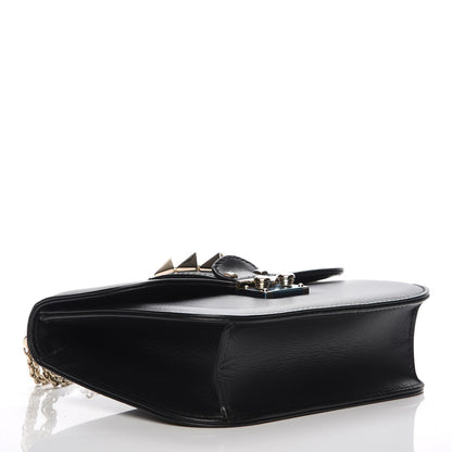 Valentino Garavani Vitello Small Glam Lock Rockstud Flap Black 4 of 6