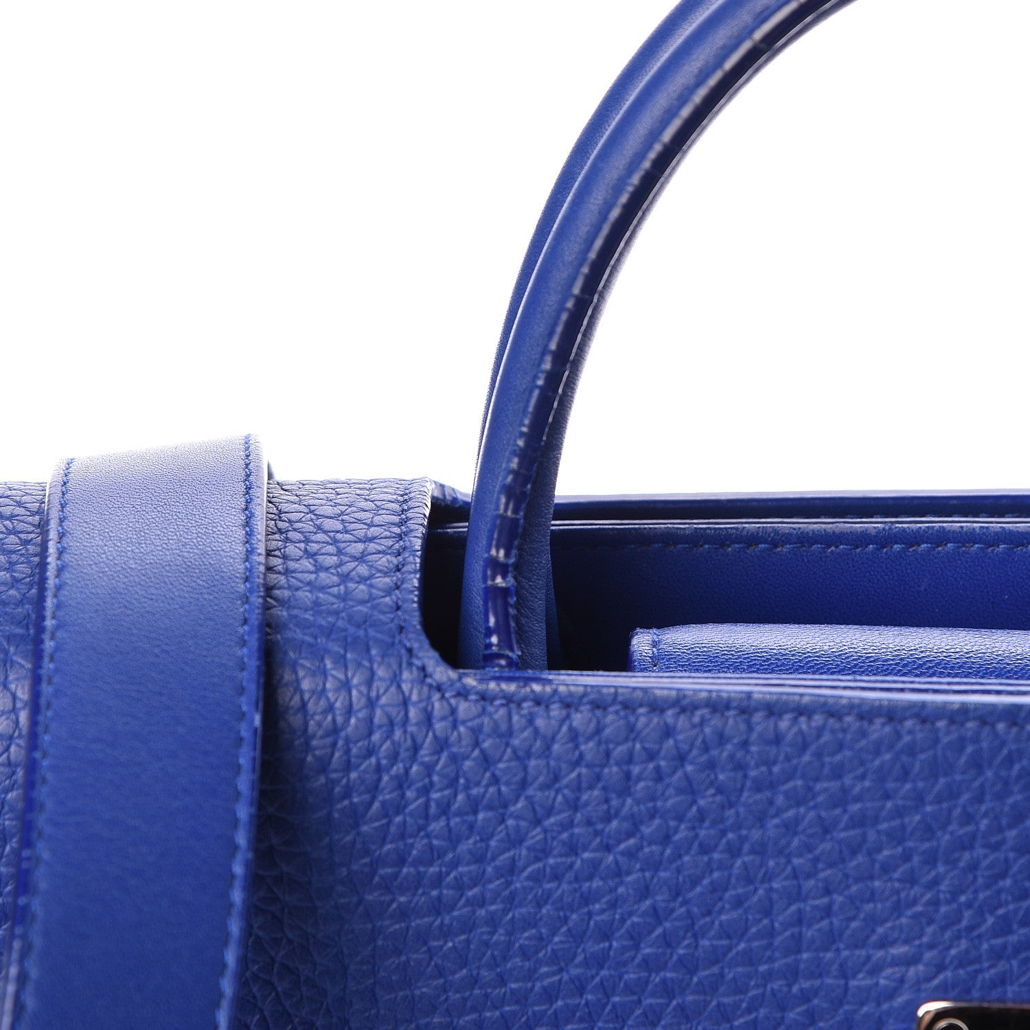 Christian Dior Bullcalf Medium Diorever Flap Yves Klein Blue 16 of 17