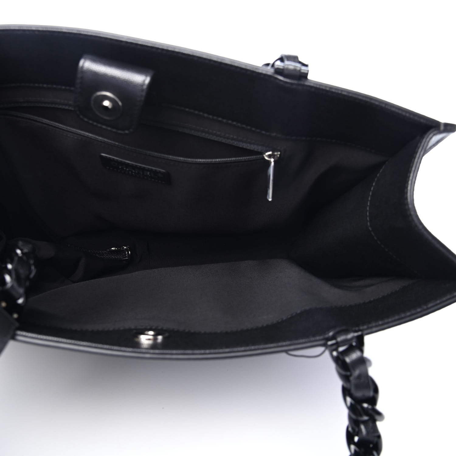 Chanel Caviar Quilted My Everything Large Shopping Tote Black 4 of 4