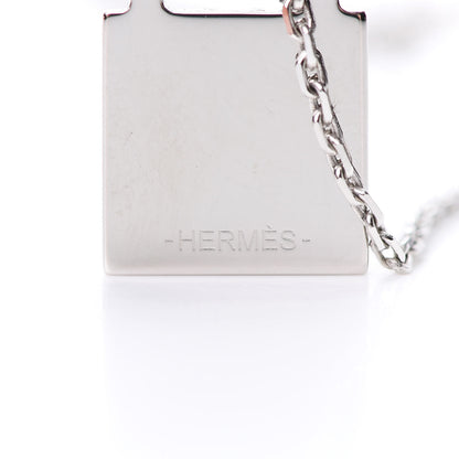 Hermes Swift Small O'Kelly Pendant Necklace Black 4 of 6