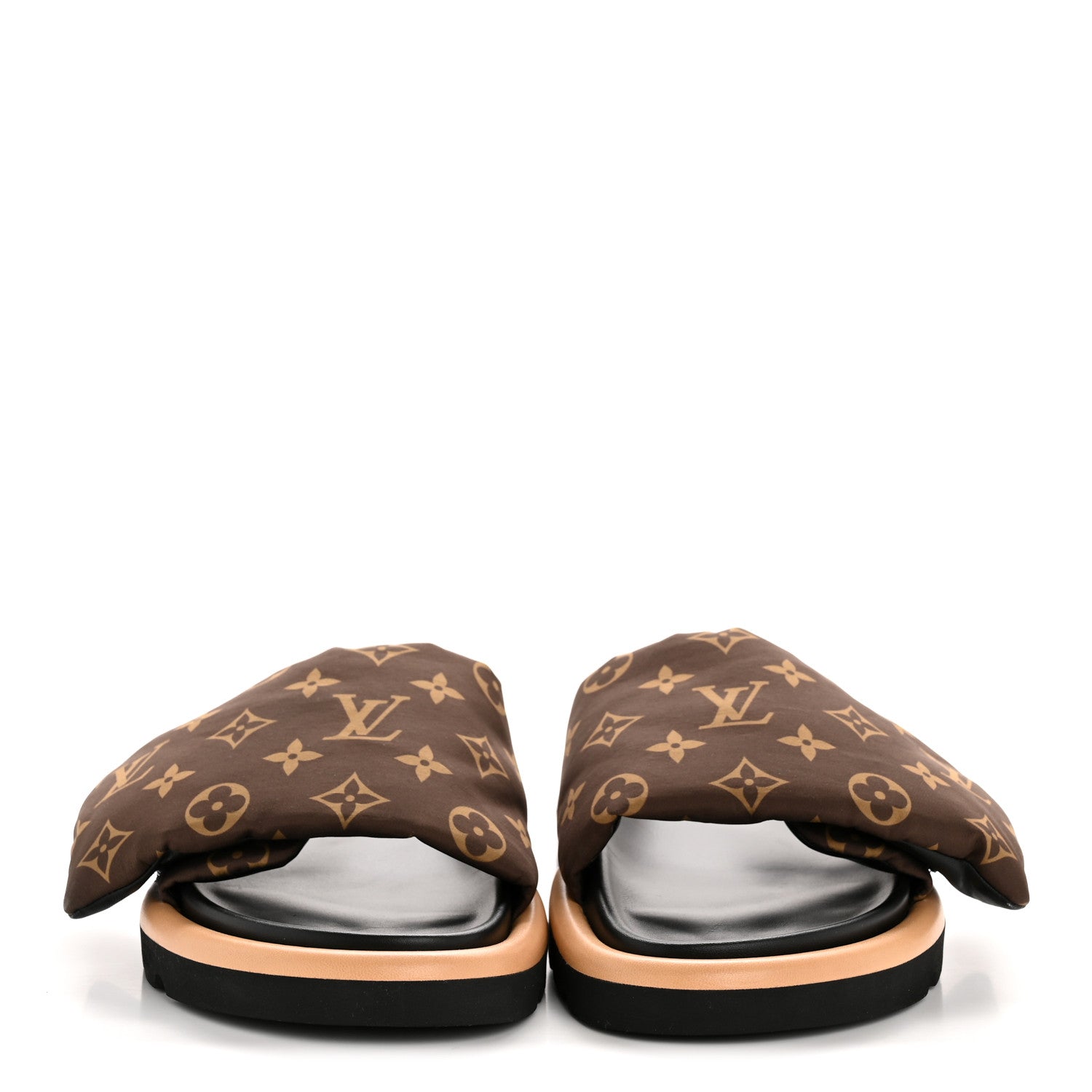 Louis Vuitton Nylon Monogram Pool Pillow Comfort Mule 40 Cacao Brown 3 of 10