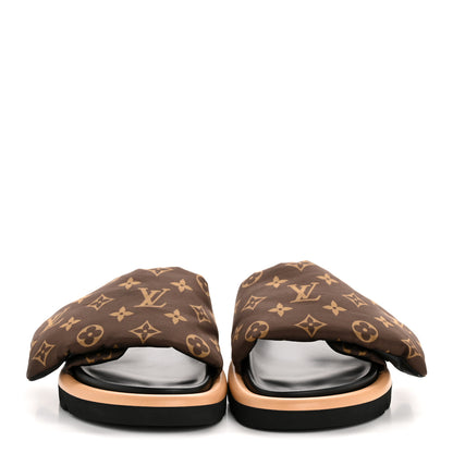 Louis Vuitton Nylon Monogram Pool Pillow Comfort Mule 40 Cacao Brown 3 of 10