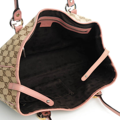 Gucci Monogram Medium Twins Shoulder Bag Pink 7 of 9