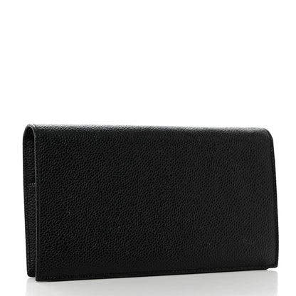 Chanel Caviar Timeless CC Yen Wallet Black 3 of 9