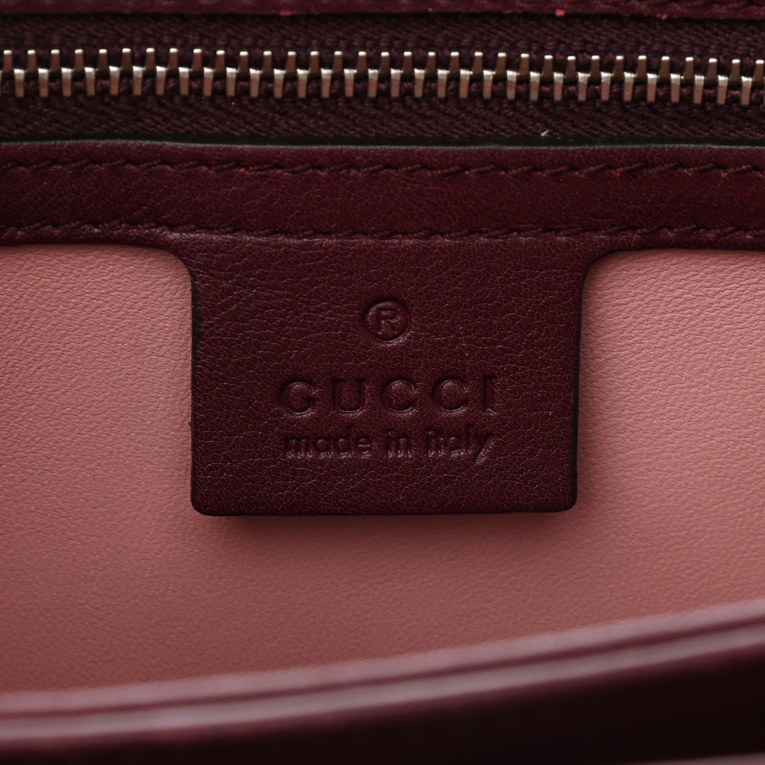 Gucci Snakeskin Bamboo Medium Lady Lock Top Handle Bag Burgundy 6 of 9