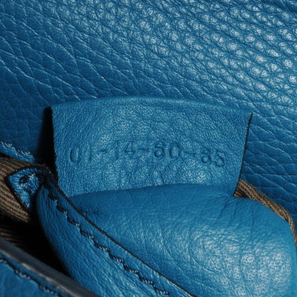 Chloe Calfskin Mini Marcie Round Crossbody Bag Laguna Blue 7 of 8