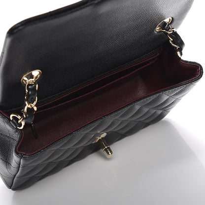 Chanel Caviar Quilted Mini Rectangular Flap Black 5 of 8