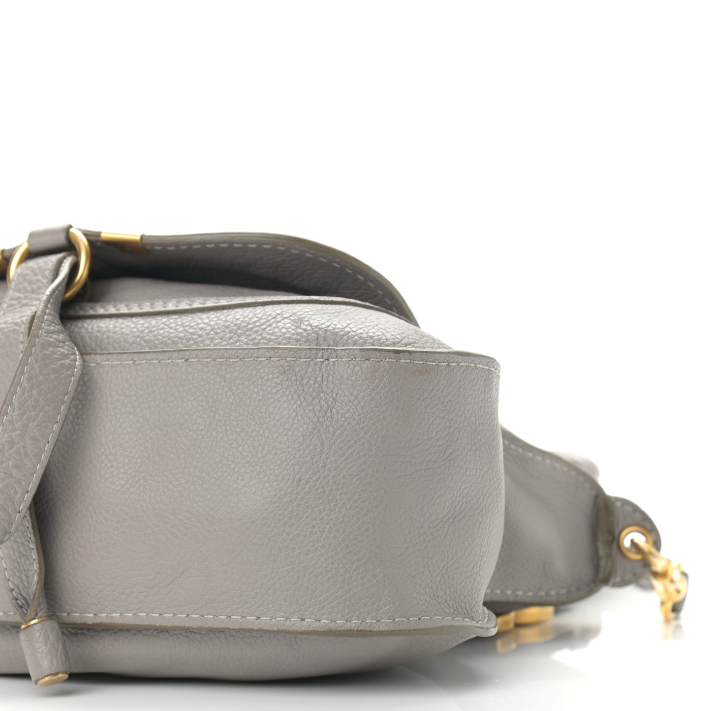 Calfskin Small Marcie Satchel Cashmere Grey