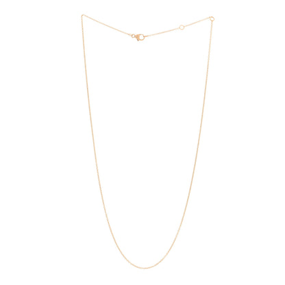 David Yurman 18K Yellow Gold 1mm Chain Necklace 3 of 4