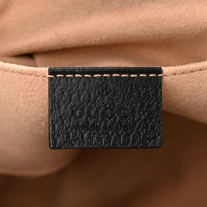Gucci Textured Calfskin Web Small Ophidia Tote Bag Black 6 of 11