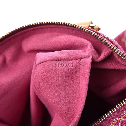 Louis Vuitton Monogram Denim Neo Speedy Fuchsia 7 of 8