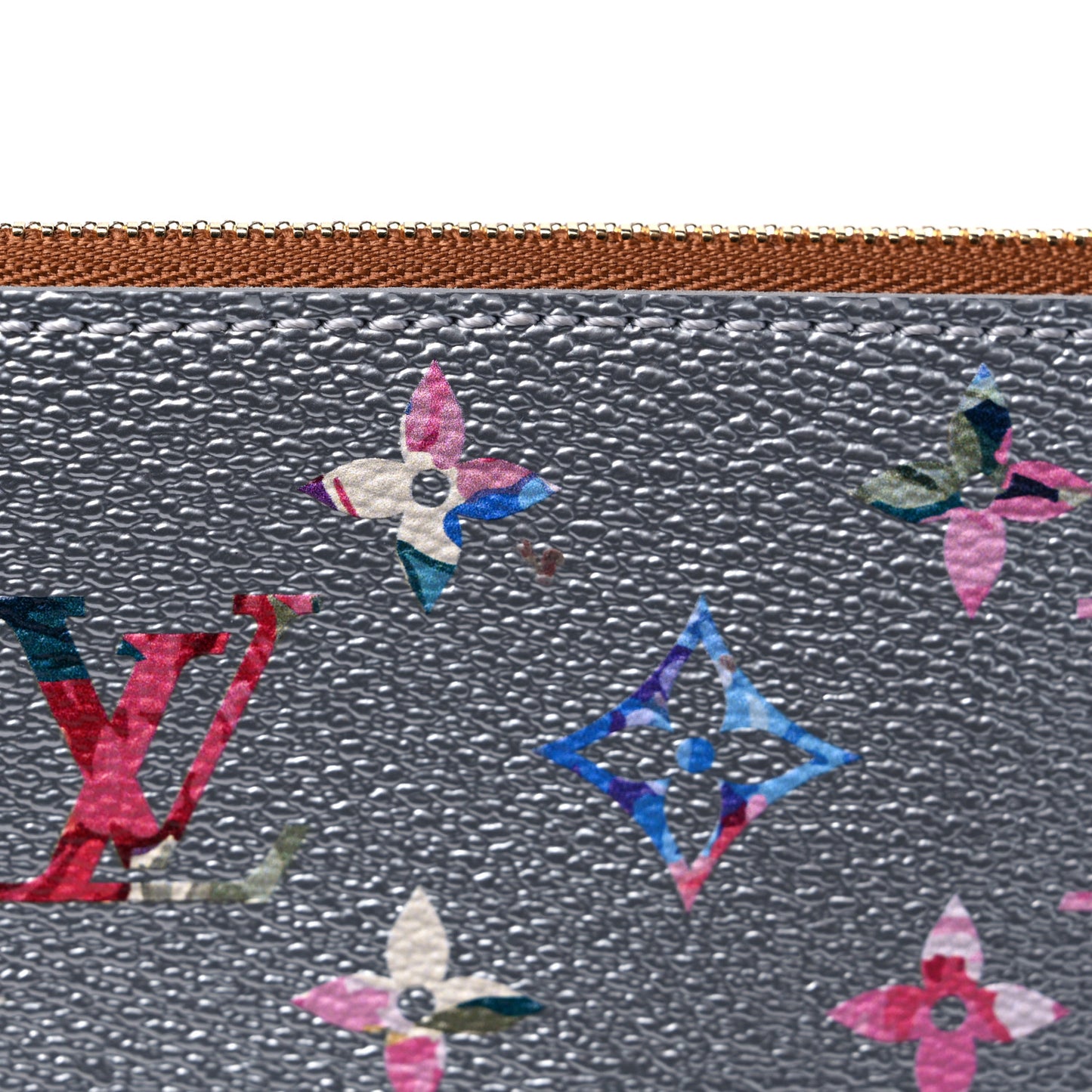 Metallic Monogram LV Garden Neverfull MM GM Pochette Silver