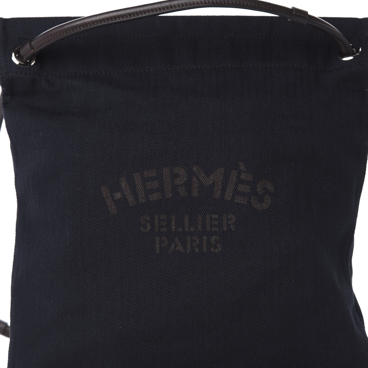 Hermes Toile Swift Maline Bag Navy Ebene 8 of 8