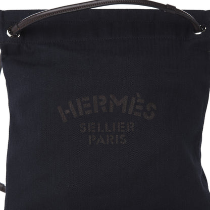 Hermes Toile Swift Maline Bag Navy Ebene 8 of 8